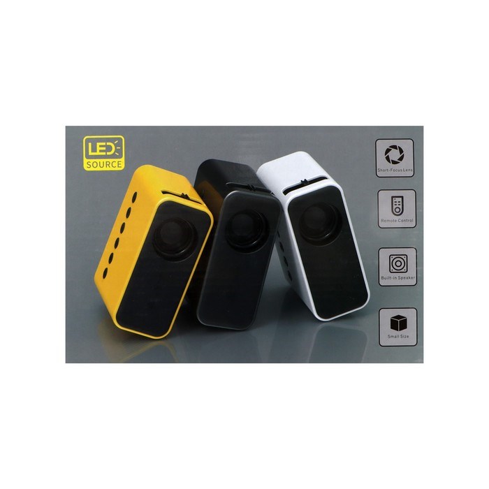 Проектор Unic T500, 80 лм,1920x1080, 500:1, ресурс лампы: 30000 часов, USB, черный - фото 51382814 Проектор Unic T500, 80 лм,1920x1080, 500:1, ресурс лампы: 30000 часов, USB, черный - фото 51382814