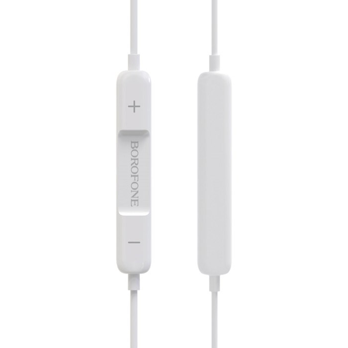 Наушники Borofone BM32 Plus, вкладыши, микрофон, Lightning, кабель 1.2 м, белые - фото 51382831 Наушники Borofone BM32 Plus, вкладыши, микрофон, Lightning, кабель 1.2 м, белые - фото 51382831
