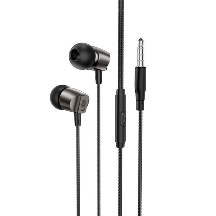 Наушники Borofone BM66 New sound, вакуумные, микрофон, Jack 3.5 мм, кабель 1.2 м, чёрные - фото 51382837 Наушники Borofone BM66 New sound, вакуумные, микрофон, Jack 3.5 мм, кабель 1.2 м, чёрные - фото 51382837
