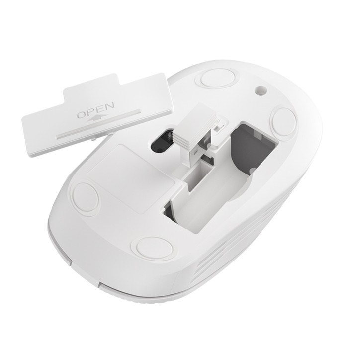 Мышь Borofone BG5, беспроводная, оптическая, 1600 dpi, от одной батарейки ААА, белая - фото 51382883 Мышь Borofone BG5, беспроводная, оптическая, 1600 dpi, от одной батарейки ААА, белая - фото 51382883