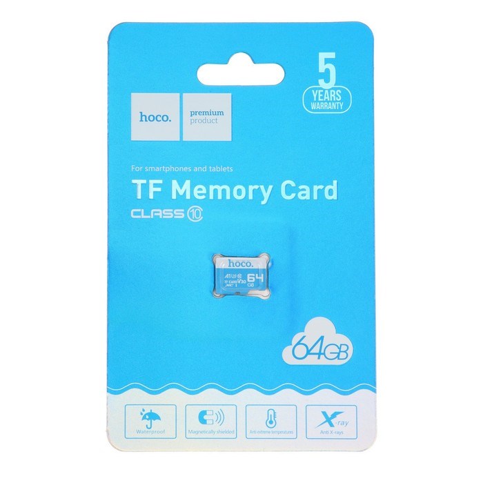 Карта памяти Hoco microSD, 64 Гб, SDXC, A1, UHS-1, V30, класс 10 - фото 51382918 Карта памяти Hoco microSD, 64 Гб, SDXC, A1, UHS-1, V30, класс 10 - фото 51382918