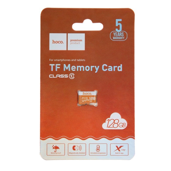 Карта памяти Hoco microSD, 128 Гб, SDXC, A1, UHS-2, V30, класс 10 - фото 51382921 Карта памяти Hoco microSD, 128 Гб, SDXC, A1, UHS-2, V30, класс 10 - фото 51382921