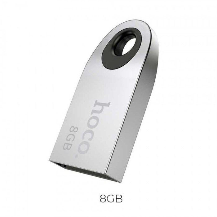 Флешка Hoco UD9 Insightful, 8 Гб, USB2.0, чт до 25 Мб/с, зап до 10 Мб/с, металл, серая - фото 51382923 Флешка Hoco UD9 Insightful, 8 Гб, USB2.0, чт до 25 Мб/с, зап до 10 Мб/с, металл, серая - фото 51382923