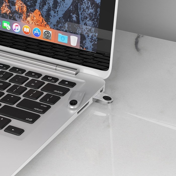 Флешка Hoco UD9 Insightful, 64 Гб, USB2.0, чт до 25 Мб/с, зап до 10 Мб/с, металл, серая - фото 51382940 Флешка Hoco UD9 Insightful, 64 Гб, USB2.0, чт до 25 Мб/с, зап до 10 Мб/с, металл, серая - фото 51382940