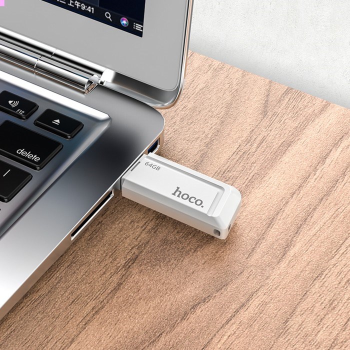 Флешка Hoco UD11 Wisdom, 64 Гб, USB3.0, чт до 100 Мб/с, зап до 30 Мб/с, белая - фото 51382964 Флешка Hoco UD11 Wisdom, 64 Гб, USB3.0, чт до 100 Мб/с, зап до 30 Мб/с, белая - фото 51382964