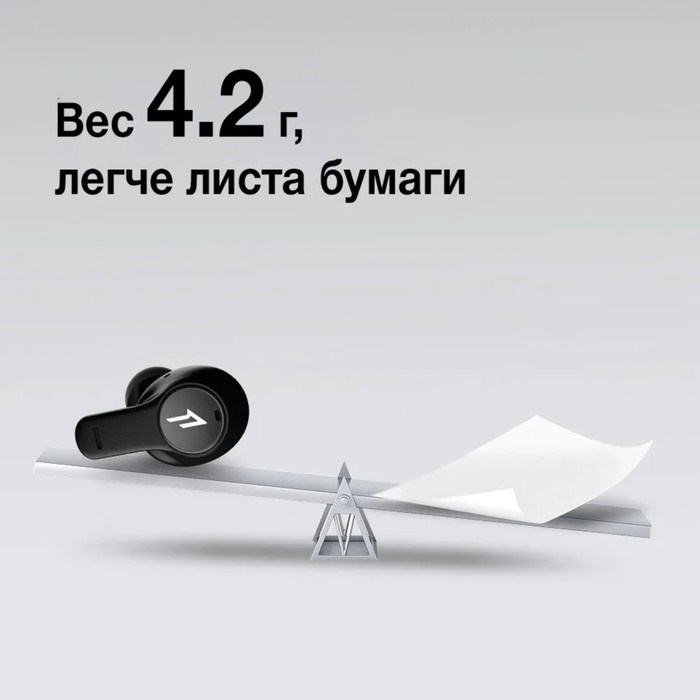 Наушники 1MORE Pistonbuds TWS ECS3001T, вакуумные, сенсор, BT 5.0, IPX4, 535 мАч, белые - фото 51383223 Наушники 1MORE Pistonbuds TWS ECS3001T, вакуумные, сенсор, BT 5.0, IPX4, 535 мАч, белые - фото 51383223