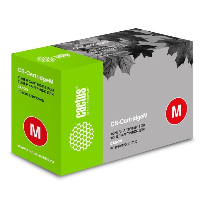 Картридж Cactus CS-Cartridge M для Canon PC 1210/1230/1270D (5000k), черный - фото 51383289