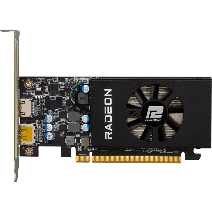 Видеокарта PowerColor AXRX 6400 LP 4GBD6-DH, RX 6400 4 Гб, GDDR6, HDMI, DP - фото 51383426 Видеокарта PowerColor AXRX 6400 LP 4GBD6-DH, RX 6400 4 Гб, GDDR6, HDMI, DP - фото 51383426