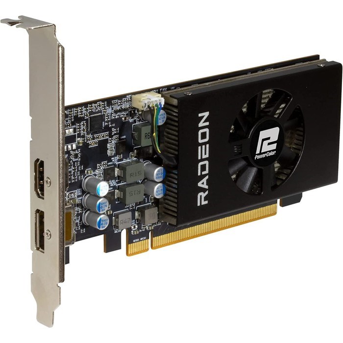 Видеокарта PowerColor AXRX 6400 LP 4GBD6-DH, RX 6400 4 Гб, GDDR6, HDMI, DP - фото 51383428 Видеокарта PowerColor AXRX 6400 LP 4GBD6-DH, RX 6400 4 Гб, GDDR6, HDMI, DP - фото 51383428