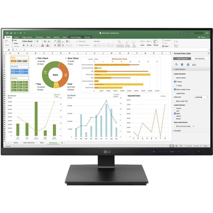 Монитор LG 24BN650Y-B.AED, 23.8", IPS, 1920x1080, 75Гц, 5 мс, HDMI, DP, DVI, чёрный - фото 51383549 Монитор LG 24BN650Y-B.AED, 23.8", IPS, 1920x1080, 75Гц, 5 мс, HDMI, DP, DVI, чёрный - фото 51383549