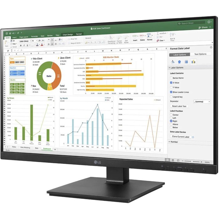 Монитор LG 24BN650Y-B.AED, 23.8", IPS, 1920x1080, 75Гц, 5 мс, HDMI, DP, DVI, чёрный - фото 51383550 Монитор LG 24BN650Y-B.AED, 23.8", IPS, 1920x1080, 75Гц, 5 мс, HDMI, DP, DVI, чёрный - фото 51383550