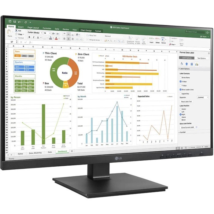 Монитор LG 24BN650Y-B.AED, 23.8", IPS, 1920x1080, 75Гц, 5 мс, HDMI, DP, DVI, чёрный - фото 51383551 Монитор LG 24BN650Y-B.AED, 23.8", IPS, 1920x1080, 75Гц, 5 мс, HDMI, DP, DVI, чёрный - фото 51383551