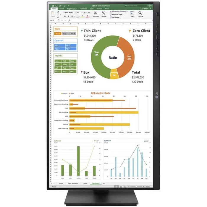 Монитор LG 24BN650Y-B.AED, 23.8", IPS, 1920x1080, 75Гц, 5 мс, HDMI, DP, DVI, чёрный - фото 51383556 Монитор LG 24BN650Y-B.AED, 23.8", IPS, 1920x1080, 75Гц, 5 мс, HDMI, DP, DVI, чёрный - фото 51383556