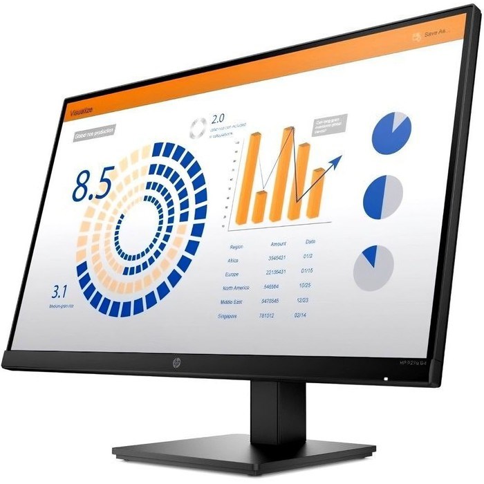 Монитор HP P27q G4, 27", IPS, 2560x1440, 60Гц, 5 мс, HDMI, VGA, чёрный - фото 51383564 Монитор HP P27q G4, 27", IPS, 2560x1440, 60Гц, 5 мс, HDMI, VGA, чёрный - фото 51383564