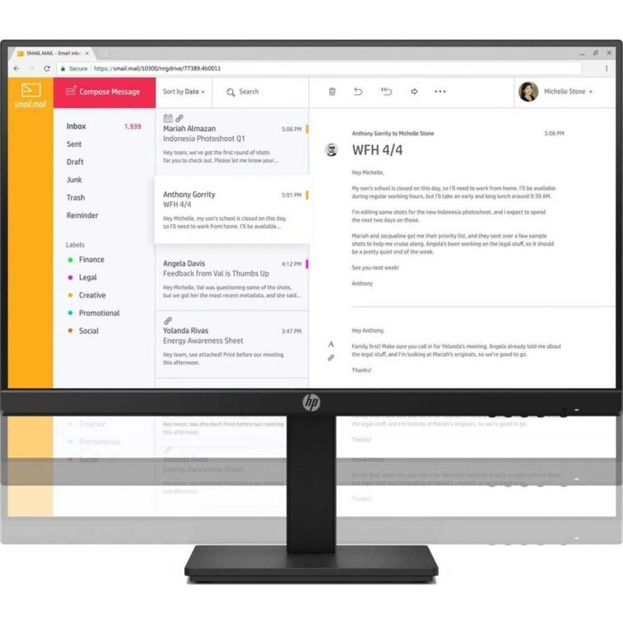 Монитор HP P24h G4, 23.8", IPS, 1920x1080, 75Гц, 5 мс, HDMI, VGA, DP, чёрный - фото 51383586 Монитор HP P24h G4, 23.8", IPS, 1920x1080, 75Гц, 5 мс, HDMI, VGA, DP, чёрный - фото 51383586