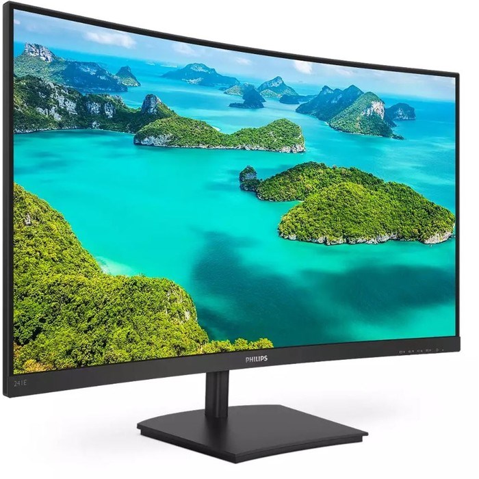 Монитор Philips 241E1SC (00/01), 23.6", VA, 1920x1080, 75Гц, 4 мс, HDMI, VGA, чёрный - фото 51383802 Монитор Philips 241E1SC (00/01), 23.6", VA, 1920x1080, 75Гц, 4 мс, HDMI, VGA, чёрный - фото 51383802