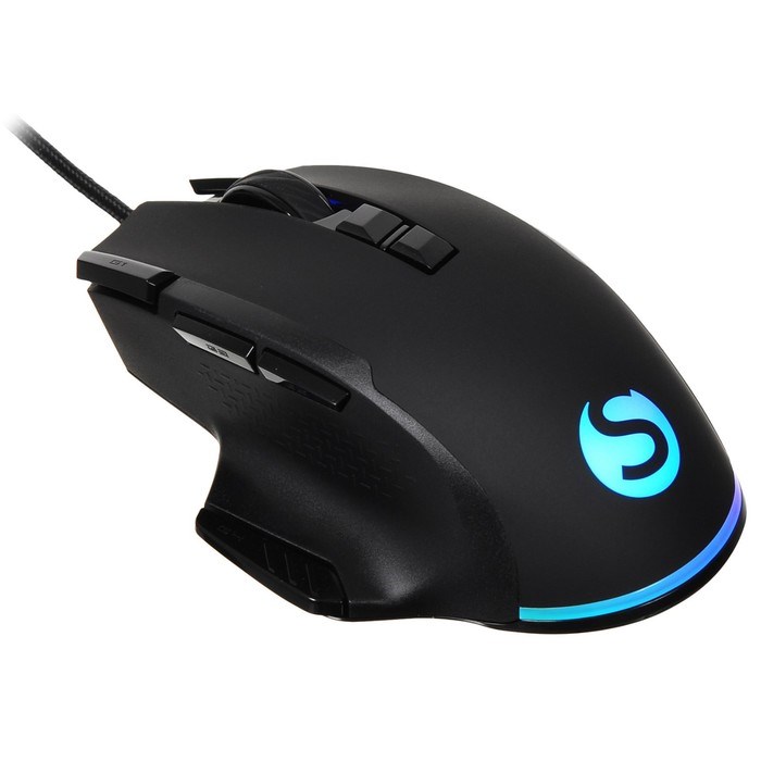 Мышь SunWind SW-M850G, игровая, проводная, 6400 dpi, USB, подсветка, чёрная - фото 51384119 Мышь SunWind SW-M850G, игровая, проводная, 6400 dpi, USB, подсветка, чёрная - фото 51384119