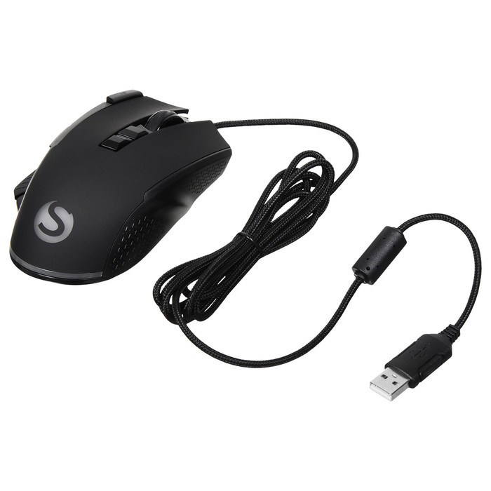 Мышь SunWind SW-M850G, игровая, проводная, 6400 dpi, USB, подсветка, чёрная - фото 51384126 Мышь SunWind SW-M850G, игровая, проводная, 6400 dpi, USB, подсветка, чёрная - фото 51384126