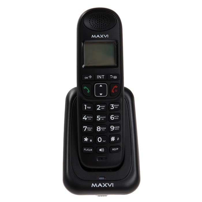 Радиотелефон DECT Maxvi AM-01, Caller ID, интерком, спикерофон, АОН, конференц-связь, черный - фото 51384223 Радиотелефон DECT Maxvi AM-01, Caller ID, интерком, спикерофон, АОН, конференц-связь, черный - фото 51384223