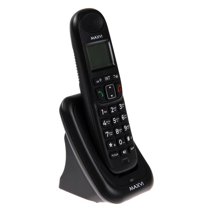 Радиотелефон DECT Maxvi AM-01, Caller ID, интерком, спикерофон, АОН, конференц-связь, черный - фото 51384224 Радиотелефон DECT Maxvi AM-01, Caller ID, интерком, спикерофон, АОН, конференц-связь, черный - фото 51384224