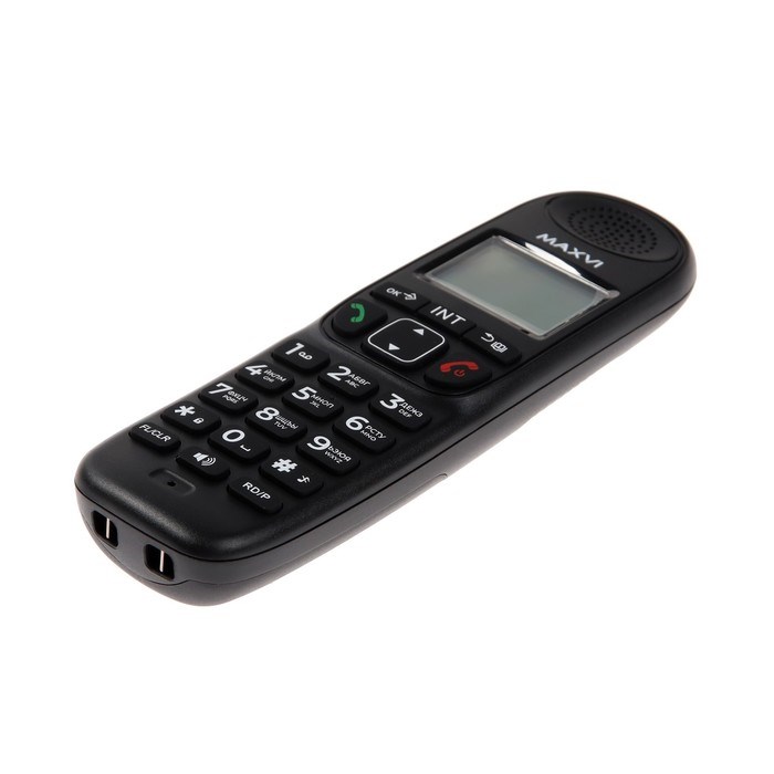 Радиотелефон DECT Maxvi AM-01, Caller ID, интерком, спикерофон, АОН, конференц-связь, черный - фото 51384228 Радиотелефон DECT Maxvi AM-01, Caller ID, интерком, спикерофон, АОН, конференц-связь, черный - фото 51384228