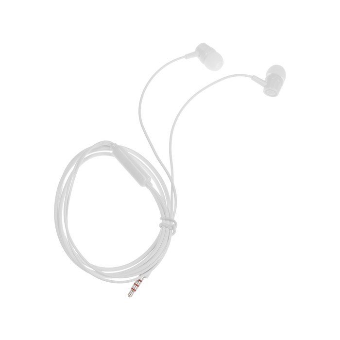 Наушники Krutoff HF-J69, вакуумные, микрофон, 106 дБ, 16 Ом, 3.5 мм, 1 м, коробка, белые - фото 51384235 Наушники Krutoff HF-J69, вакуумные, микрофон, 106 дБ, 16 Ом, 3.5 мм, 1 м, коробка, белые - фото 51384235
