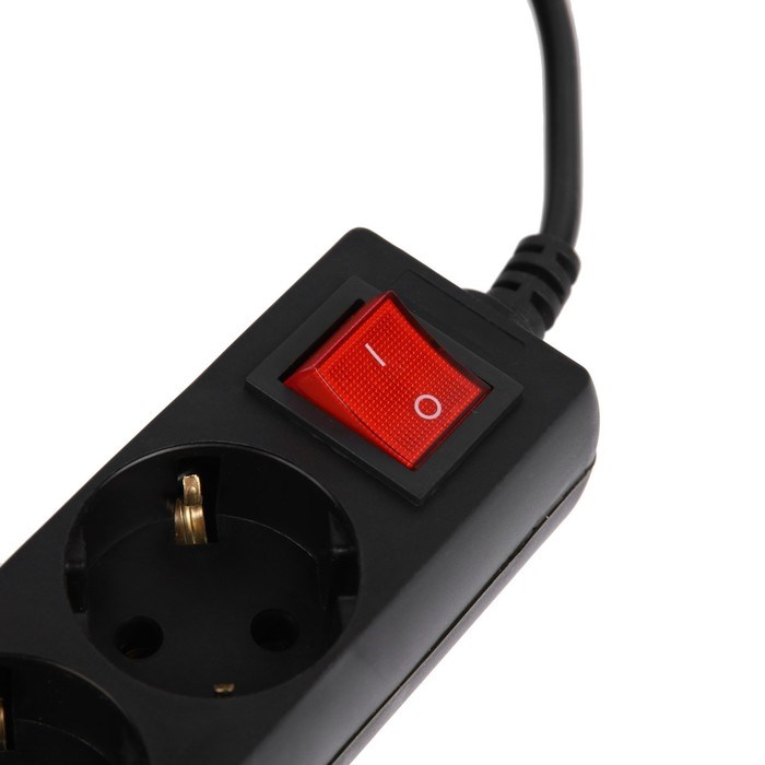 Сетевой фильтр 5bites SP4B-218 4S, 4 розетки, 1.8 м, 10 А, 3х0.75 мм2, с выкл., черный - фото 51384336 Сетевой фильтр 5bites SP4B-218 4S, 4 розетки, 1.8 м, 10 А, 3х0.75 мм2, с выкл., черный - фото 51384336