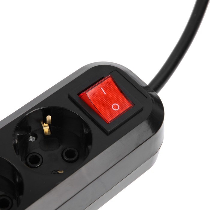 Сетевой фильтр 5bites SP6B-330 6S, 6 розеток, 3 м, 16 А, 3х1.5 мм2, с з/к, с выкл., черный - фото 51384390 Сетевой фильтр 5bites SP6B-330 6S, 6 розеток, 3 м, 16 А, 3х1.5 мм2, с з/к, с выкл., черный - фото 51384390
