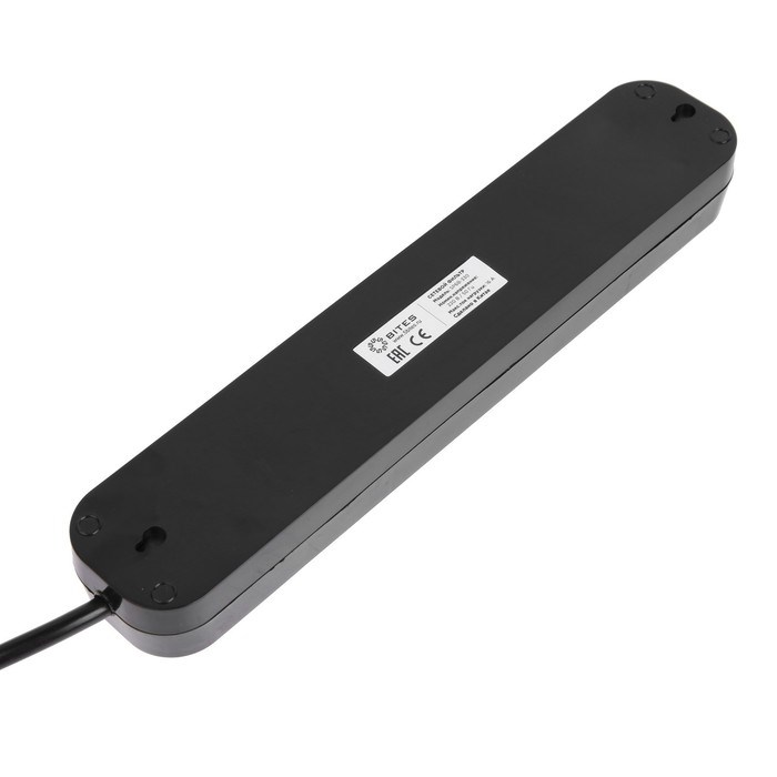 Сетевой фильтр 5bites SP6B-330 6S, 6 розеток, 3 м, 16 А, 3х1.5 мм2, с з/к, с выкл., черный - фото 51384391 Сетевой фильтр 5bites SP6B-330 6S, 6 розеток, 3 м, 16 А, 3х1.5 мм2, с з/к, с выкл., черный - фото 51384391