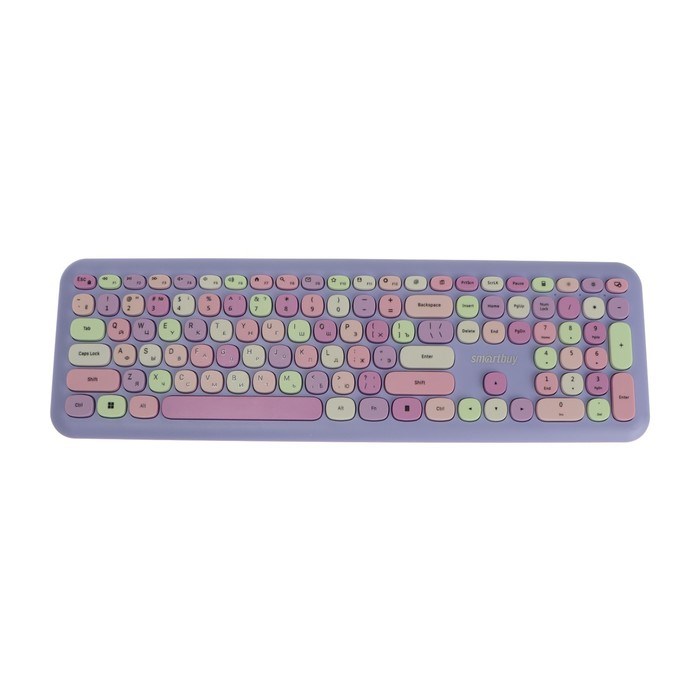 Комплект клавиатура и мышь Smartbuy SBC-666395AG-V,беспровод,мембран,1000 dpi,USB,фиолетовый - фото 51384463 Комплект клавиатура и мышь Smartbuy SBC-666395AG-V,беспровод,мембран,1000 dpi,USB,фиолетовый - фото 51384463