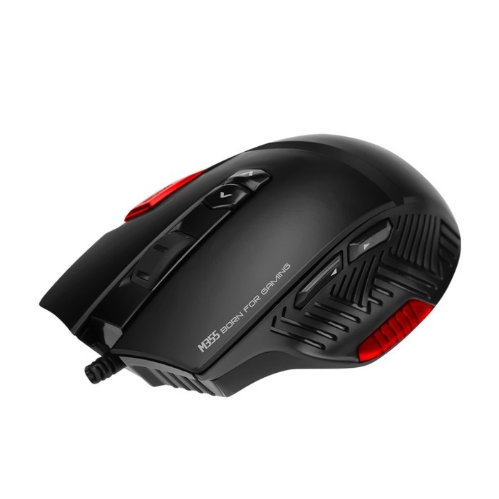 Игровой набор Marvo M355+G1, мышь проводная+коврик, 7200 dpi, цвет черно-красный - фото 51384606 Игровой набор Marvo M355+G1, мышь проводная+коврик, 7200 dpi, цвет черно-красный - фото 51384606
