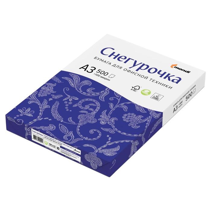 Бумага А3 500 л, Снегурочка, 80 г/м2, белизна 146% CIE, класс C (цена за 500 листов) - фото 51384805 Бумага А3 500 л, Снегурочка, 80 г/м2, белизна 146% CIE, класс C (цена за 500 листов) - фото 51384805
