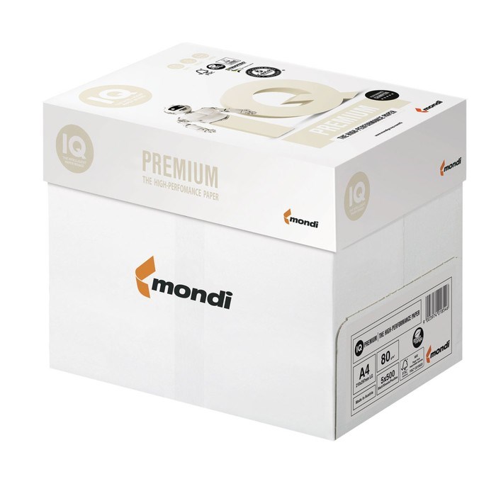 Бумага А4 500 л, IQ Premium, 80 г/м2, белизна 169% CIE, класс А+ - фото 51385097 Бумага А4 500 л, IQ Premium, 80 г/м2, белизна 169% CIE, класс А+ - фото 51385097