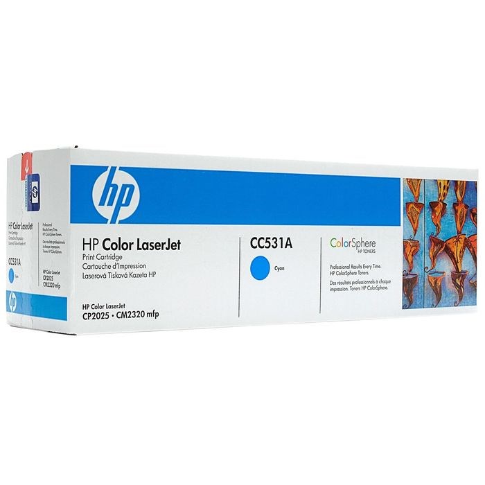 Картридж HP 304A CC531A для LJ CP2025/CM2320 (2800k), голубой - фото 51385712 Картридж HP 304A CC531A для LJ CP2025/CM2320 (2800k), голубой - фото 51385712