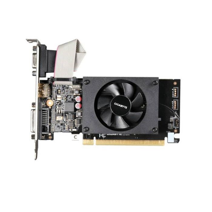 Видеокарта Gigabyte GeForce GT 710 (GV-N710D3-2GL) 2G,64bit,DDR3,954/1800 - фото 51385721 Видеокарта Gigabyte GeForce GT 710 (GV-N710D3-2GL) 2G,64bit,DDR3,954/1800 - фото 51385721