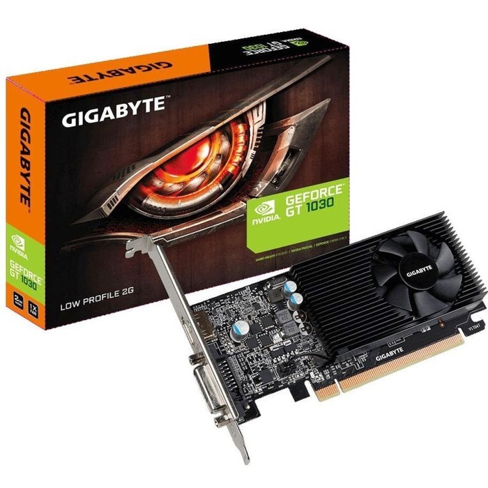 Видеокарта Gigabyte GeForce GT 1030 (GV-N1030D5-2GL) 2G,64bit,GDDR5,1468/6008 - фото 51385748 Видеокарта Gigabyte GeForce GT 1030 (GV-N1030D5-2GL) 2G,64bit,GDDR5,1468/6008 - фото 51385748