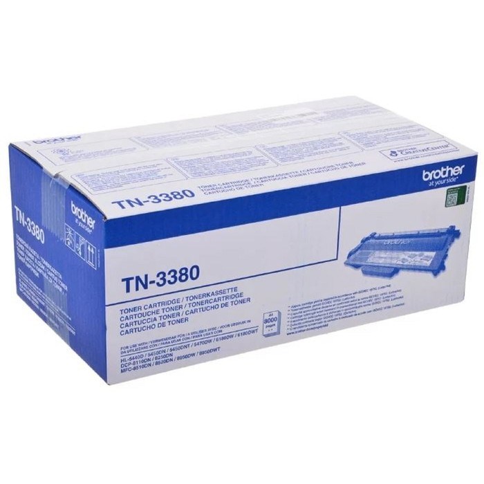 Картридж Brother TN3380 для DCP8110/8250/MFC8520/8950 (8000k), черный - фото 51385764 Картридж Brother TN3380 для DCP8110/8250/MFC8520/8950 (8000k), черный - фото 51385764