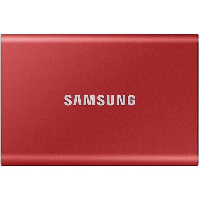 Накопитель SSD Samsung MU-PC1T0R/WW T7, 1.8", 1Тб, USB Type-C, красный - фото 51385819 Накопитель SSD Samsung MU-PC1T0R/WW T7, 1.8", 1Тб, USB Type-C, красный - фото 51385819