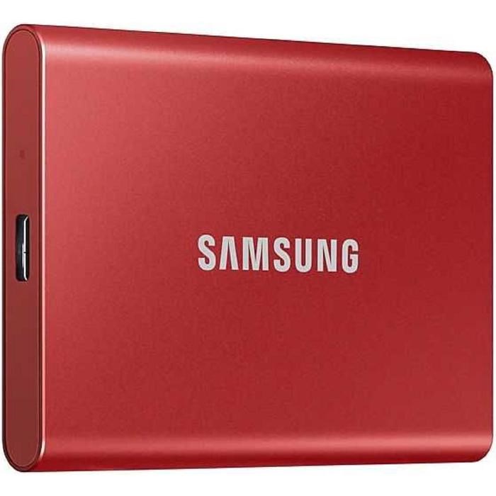 Накопитель SSD Samsung MU-PC1T0R/WW T7, 1.8", 1Тб, USB Type-C, красный - фото 51385821 Накопитель SSD Samsung MU-PC1T0R/WW T7, 1.8", 1Тб, USB Type-C, красный - фото 51385821