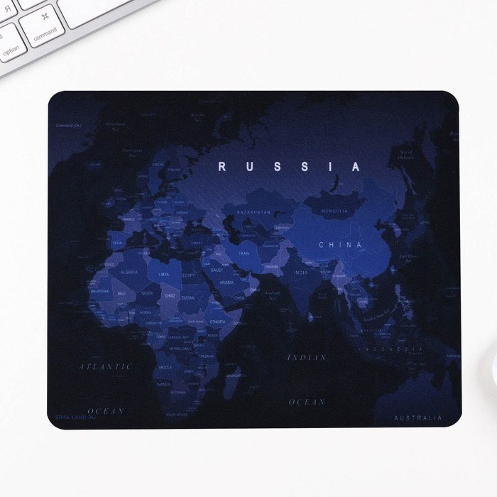 Коврик для компьютерной мыши «Карта», 22 х 18 см - фото 51385862 Коврик для компьютерной мыши «Карта», 22 х 18 см - фото 51385862