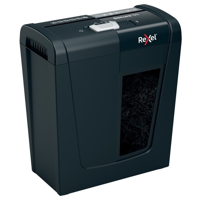 Шредер Rexel Secure S5 EU, ленты 6мм, 5 листов, скрепки, скобы - фото 51385920 Шредер Rexel Secure S5 EU, ленты 6мм, 5 листов, скрепки, скобы - фото 51385920
