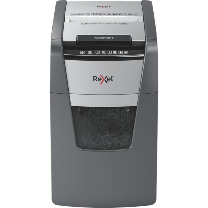 Шредер Rexel Optimum AutoFeed 130M, фрагменты 2х15мм, 130 листов, скрепки, скобы, пл.карты - фото 51385930 Шредер Rexel Optimum AutoFeed 130M, фрагменты 2х15мм, 130 листов, скрепки, скобы, пл.карты - фото 51385930