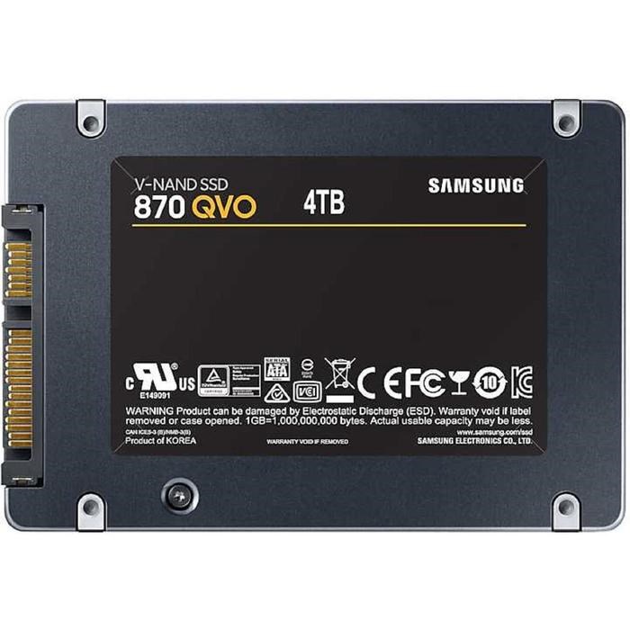 Накопитель SSD Samsung MZ-77Q4T0BW 870 QVO 2.5", 4Тб, SATA III - фото 51385942 Накопитель SSD Samsung MZ-77Q4T0BW 870 QVO 2.5", 4Тб, SATA III - фото 51385942
