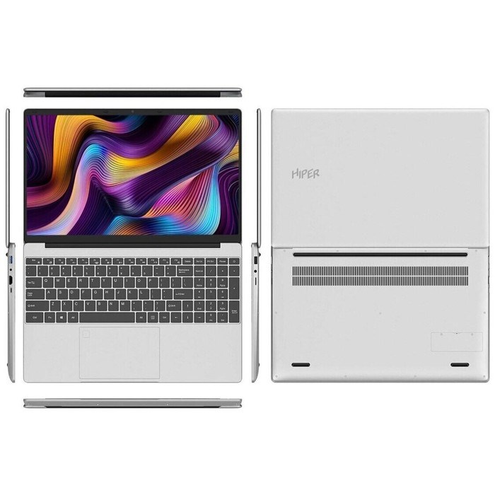 Ноутбук Hiper WORKBOOK XU156, 15.6", i5 10210U, 16 Гб, SSD 512 Гб, UHD, Win10, серебристый - фото 51386186 Ноутбук Hiper WORKBOOK XU156, 15.6", i5 10210U, 16 Гб, SSD 512 Гб, UHD, Win10, серебристый - фото 51386186