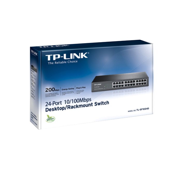Коммутатор TP-Link TL-SF1024D настольный/19U 24x10/100BASE-TX - фото 51386208 Коммутатор TP-Link TL-SF1024D настольный/19U 24x10/100BASE-TX - фото 51386208