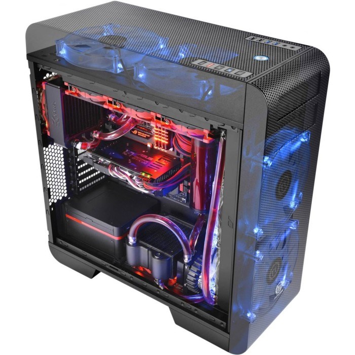 Корпус Thermaltake Core V71 TG без БП ATX 2x200mm 2xUSB2.0 2xUSB3.0 audio bott PSU черный - фото 51386252 Корпус Thermaltake Core V71 TG без БП ATX 2x200mm 2xUSB2.0 2xUSB3.0 audio bott PSU черный - фото 51386252