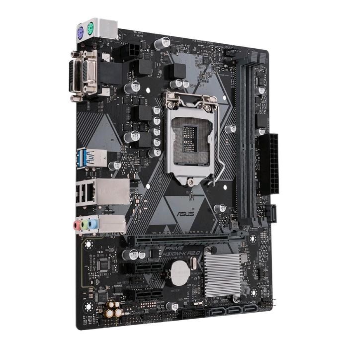 Материнская плата Asus PRIME H310M-K R2.0, LGA1151v2, H310, 2xDDR4, VGA, DVI, mATX - фото 51386289 Материнская плата Asus PRIME H310M-K R2.0, LGA1151v2, H310, 2xDDR4, VGA, DVI, mATX - фото 51386289