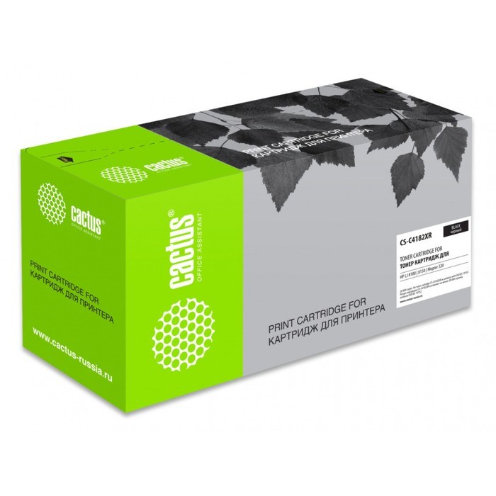 Картридж Cactus CS-C4182XR C4182X, для HP LJ 8100/8150/Mopier 320, 20000 страниц, цвет чёрный - фото 51386419 Картридж Cactus CS-C4182XR C4182X, для HP LJ 8100/8150/Mopier 320, 20000 страниц, цвет чёрный - фото 51386419