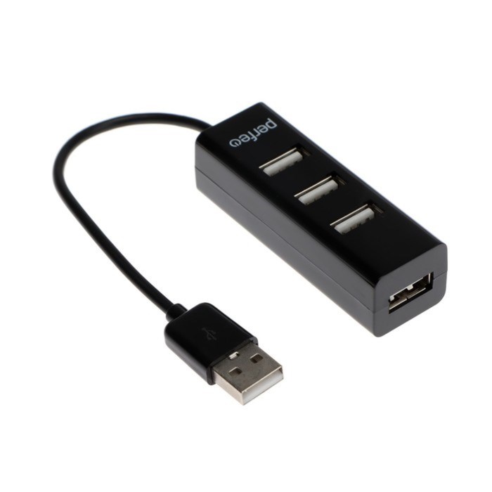 Разветвитель USB (Hub) Perfeo PF-HYD-6010H, 4 порта, USB 2.0, черный - фото 51386445 Разветвитель USB (Hub) Perfeo PF-HYD-6010H, 4 порта, USB 2.0, черный - фото 51386445
