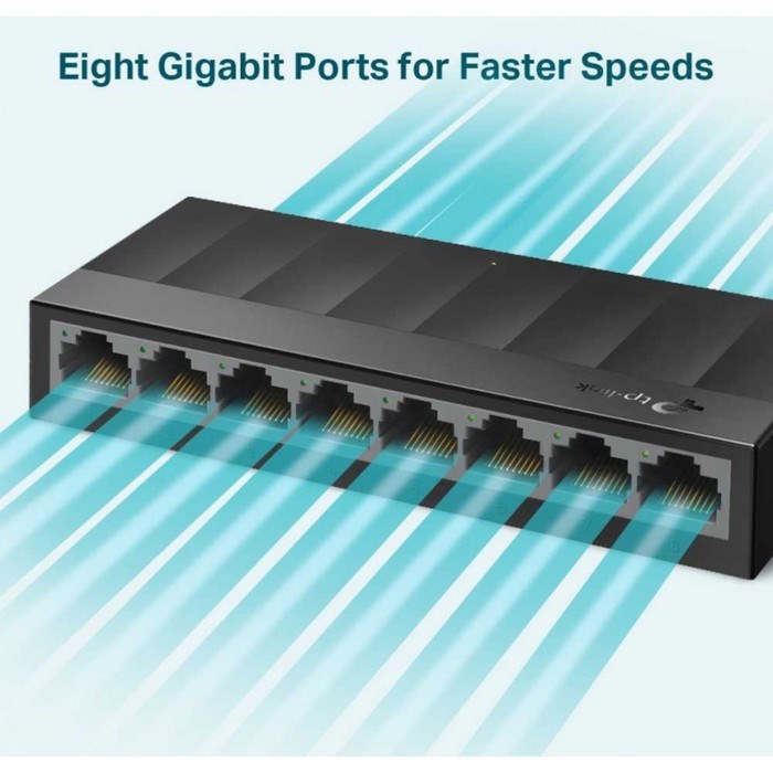 Коммутатор TP-Link LS1008G, неуправляемый, 8х10/100/1000BASE-T - фото 51386502 Коммутатор TP-Link LS1008G, неуправляемый, 8х10/100/1000BASE-T - фото 51386502
